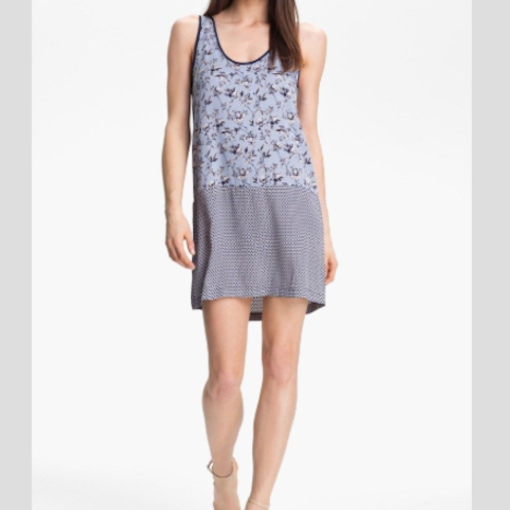 Joie Reversible Silk Shift Dress